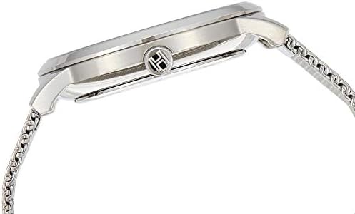 Tommy Hilfiger Hunter Quartz Black Dial Silver Steel Strap Watch for Men - 1791610 Buy Now By Tommy Hilfiger