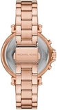Michael Kors Maren Chronograph Rose Gold Dial Rose Gold Steel Strap Watch for Women - MK7494 Buy Now By Michael Kors