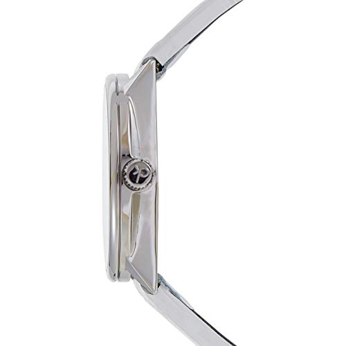 Calvin Klein Accent Silver Dial White Leather Strap Watch for Women - K2Y2Y1KW Buy Now By Calvin Klein