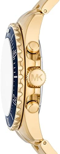 Michael Kors Everest Chronograph Blue Dial Two Tone Steel Strap Watch For Men - MK8978 Buy Now By Michael Kors