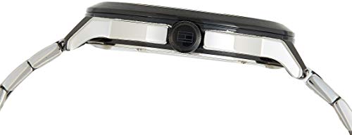 Tommy Hilfiger Sneaker Quartz Black Dial Two Tone Steel Strap Watch for Men - 1791619 Buy Now By Tommy Hilfiger