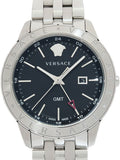 Versace Univers Analog Black Dial Silver Steel Strap Watch for Men - VEBK00418 Buy Now By Versace
