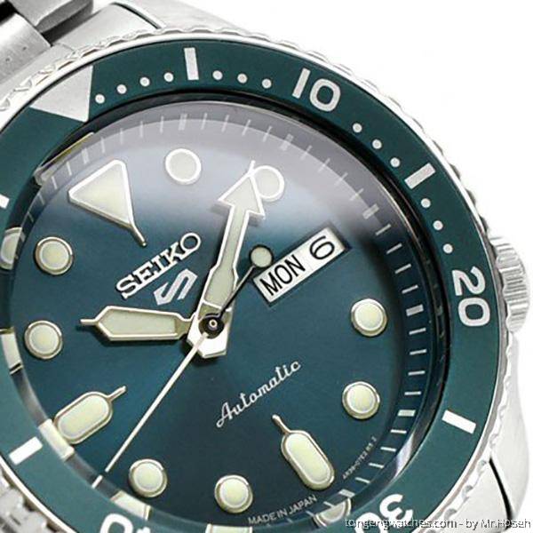 Seiko 5 Sports Automatic Green Dial Silver Steel Strap Watch For Men - SRPD61K1 Buy Now By Seiko