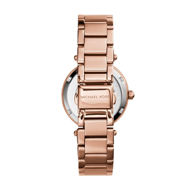 Michael Kors Parker White Dial Rose Gold Steel Strap Watch for Women - MK5616 Buy Now By Michael Kors