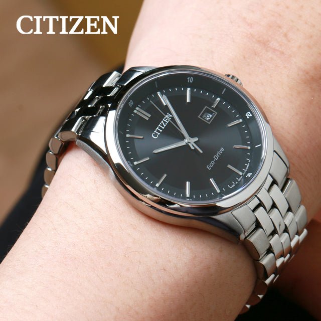 Citizen Eco Drive Blue Dial Silver Steel Strap Watch For Men - BM7250-56L Buy Now By Citizen