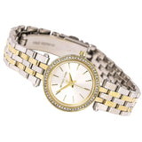 Michael Kors Darci White Dial Two Tone Steel Strap Watch for Women - MK3323 Buy Now By Michael Kors