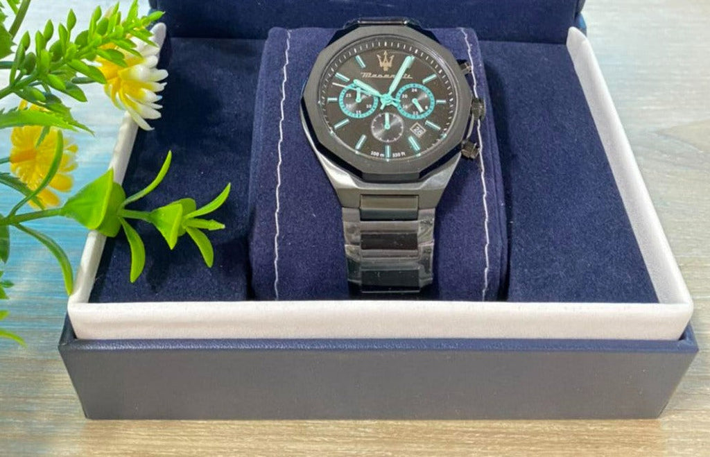 Maserati Stile Aqua Edition Chronograph Stainless Steel Watch For Men - R8873644001 Buy Now By Maserati