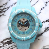 Gucci Dive Automatic Green Dial Green Rubber Strap Unisex Watch - YA136344 Buy Now By Gucci