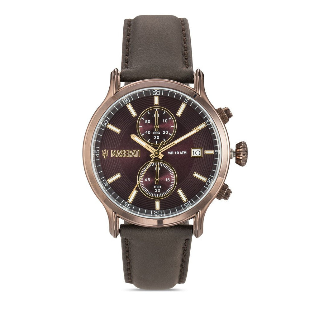 Maserati Epoca Chronograph Brown Dial Brown Leather Watch For Men - R8871618006 Buy Now By Maserati