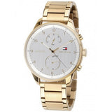 Tommy Hilfiger Chase Quartz White Dial Gold Steel Strap Watch for Men - 1791576 Buy Now By Tommy Hilfiger