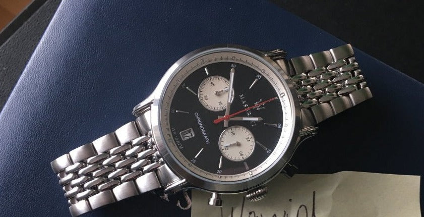 Maserati Legend Chronograph Black Dial Stainless Steel Watch For Men - R8873638001 Buy Now By Maserati