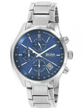 Hugo Boss Grand Prix Blue Dial Silver Steel Strap Watch for Men - 1513478 Buy Now By Hugo Boss
