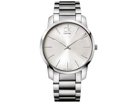 Calvin Klein City Silver Dial Silver Steel Strap Watch for Men - K2G2G146 Buy Now By Calvin Klein