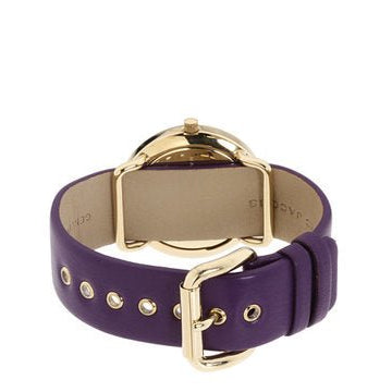 Marc Jacobs Amy Purple Dial Purple Leather Strap Watch for Women - MBM1151 Buy Now By Marc Jacobs