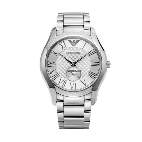Emporio Armani Dress Quartz Silver Dial Silver Steel Strap Watch For Men - AR11084 Buy Now By Emporio Armani