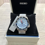 Seiko 5 Sports Automatic GMT SKX Sports Style Asia Exclusive Limited Edition Ice Blue Dial Silver Steel Strap Watch For Men - SSK029K1 Buy Now By Seiko