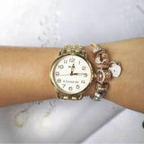 Coach Delancey Classic White Dial Gold Steel Strap Watch for Women - 14502261 Buy Now By Coach