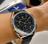 Maserati Trimarano Chronograph Black Dial Black Leather Strap Watch For Men - R8871632001 Buy Now By Maserati