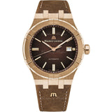 Maurice Lacroix Aikon Automatic Brown Dial Brown Leather Strap Watch For Men - AI6008-BRZ01-730-3 Buy Now By Maurice Lacroix