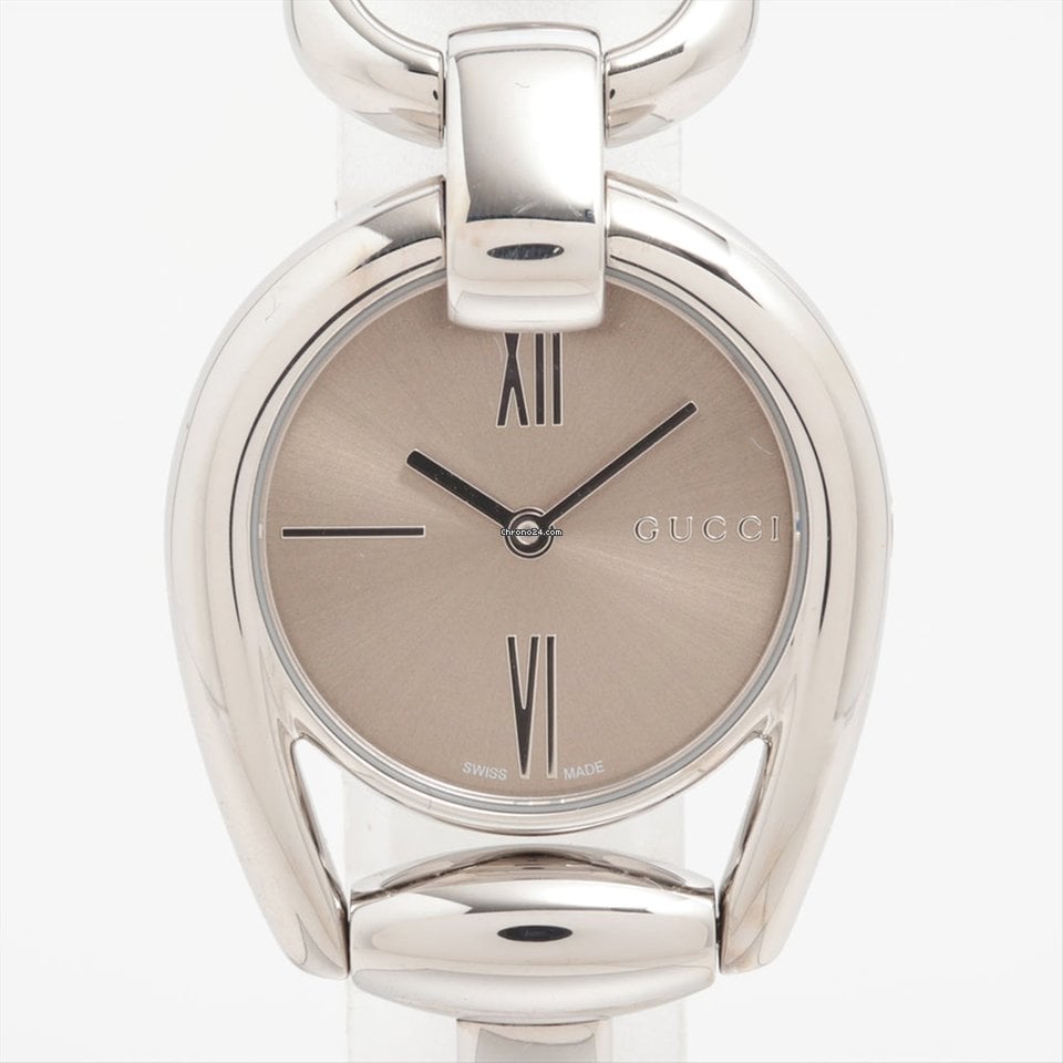 Gucci Horsebit Collection Quartz Brown Dial Silver Steel Strap Watch For Women - YA139501 Buy Now By Gucci