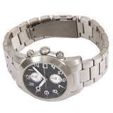 Marc Jacobs Larry Chronograph Black Dial Silver Steel Strap Watch for Men - MBM5050 Buy Now By Marc Jacobs