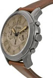 Fossil Grant Chronograph Brown Dial Brown Leather Strap Watch for Men - FS5214 Buy Now By Fossil