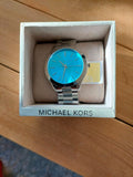 Michael Kors Runway Blue Dial Silver Steel Strap Watch for Women - MK3292 Buy Now By Michael Kors