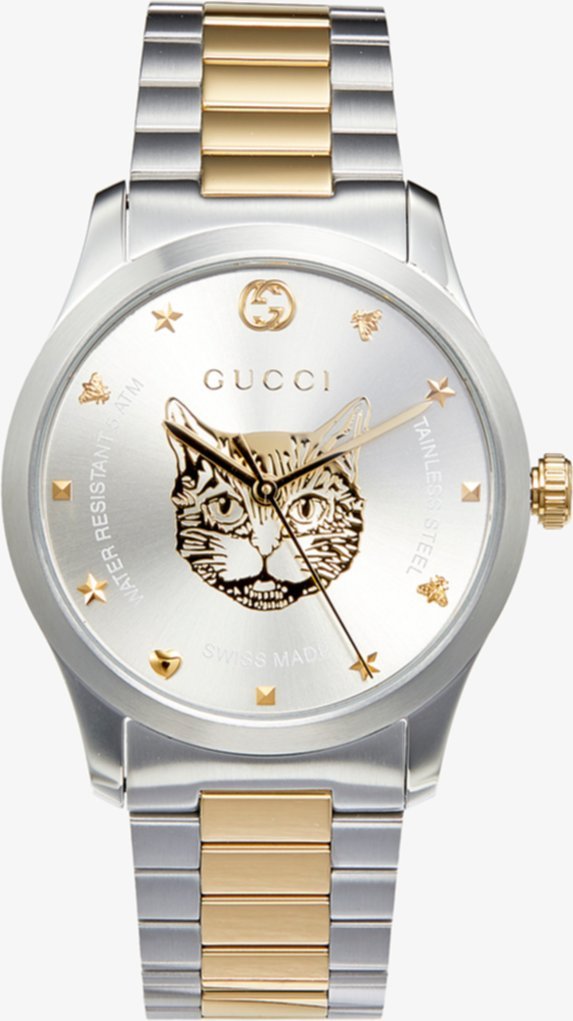 Gucci G Timeless Silver Dial Two Tone Steel Strap Watch For Women - YA1264074 Buy Now By Gucci