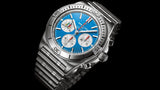 Breitling Chronomat B01 42 Six Nations Italy Blue Dial Silver Steel Strap Watch for Men - AB0134A41C1A1 Buy Now By Breitling