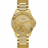 Guess Frontier Diamonds Gold Dial Gold Steel Strap Watch For Women - W1156L2 Buy Now By Guess
