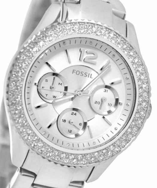 Fossil Stella Silver Dial Silver Steel Strap Watch for Women - ES3588 Buy Now By Fossil