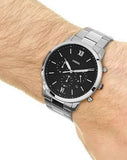 Fossil Neutra Chronograph Black Dial Silver Steel Strap Watch for Men - FS5384 Buy Now By Fossil