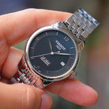 Tissot Le Locle Automatic Black Dial Silver Steel Strap Watch For Men - T006.408.11.057.00 Buy Now By Tissot