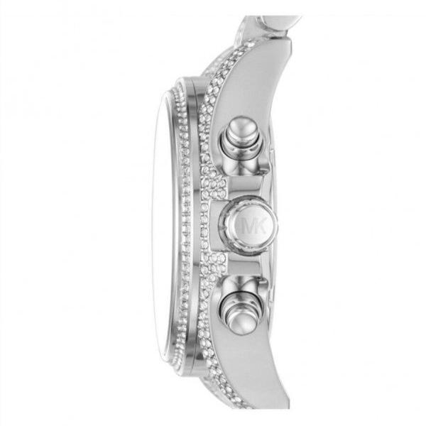 Michael Kors Mini Bradshaw Crystals Silver Dial Silver Steel Strap Watch For Women - MK6454 Buy Now By Michael Kors