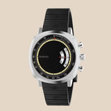 Gucci Grip Chronograph Black Dial Black Rubber Strap Watch For Men - YA157301 Buy Now By Gucci