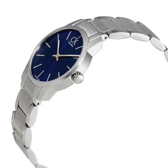 Calvin Klein City Blue Dial Silver Steel Strap Watch for Women - K2G2314N Buy Now By Calvin Klein