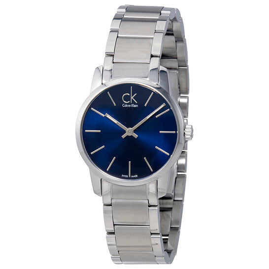 Calvin Klein City Blue Dial Silver Steel Strap Watch for Women - K2G2314N Buy Now By Calvin Klein