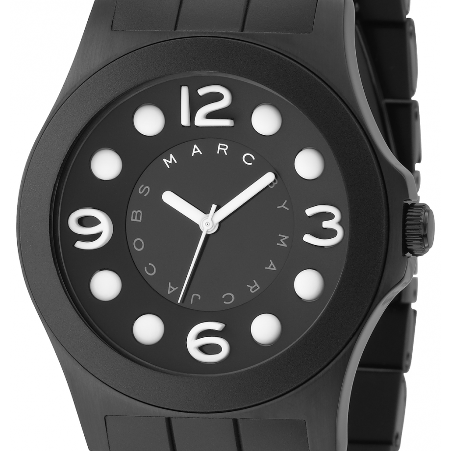 Marc Jacobs Pelly Black Dial Black Silicone Strap Watch for Women - MBM2516 Buy Now By Marc Jacobs