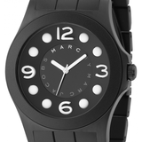 Marc Jacobs Pelly Black Dial Black Silicone Strap Watch for Women - MBM2516 Buy Now By Marc Jacobs