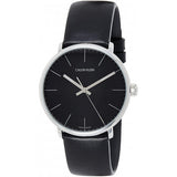 Calvin Klein High Noon Quartz Black Dial Black Leather Strap Watch for Men - K8M211C1 Buy Now By Calvin Klein