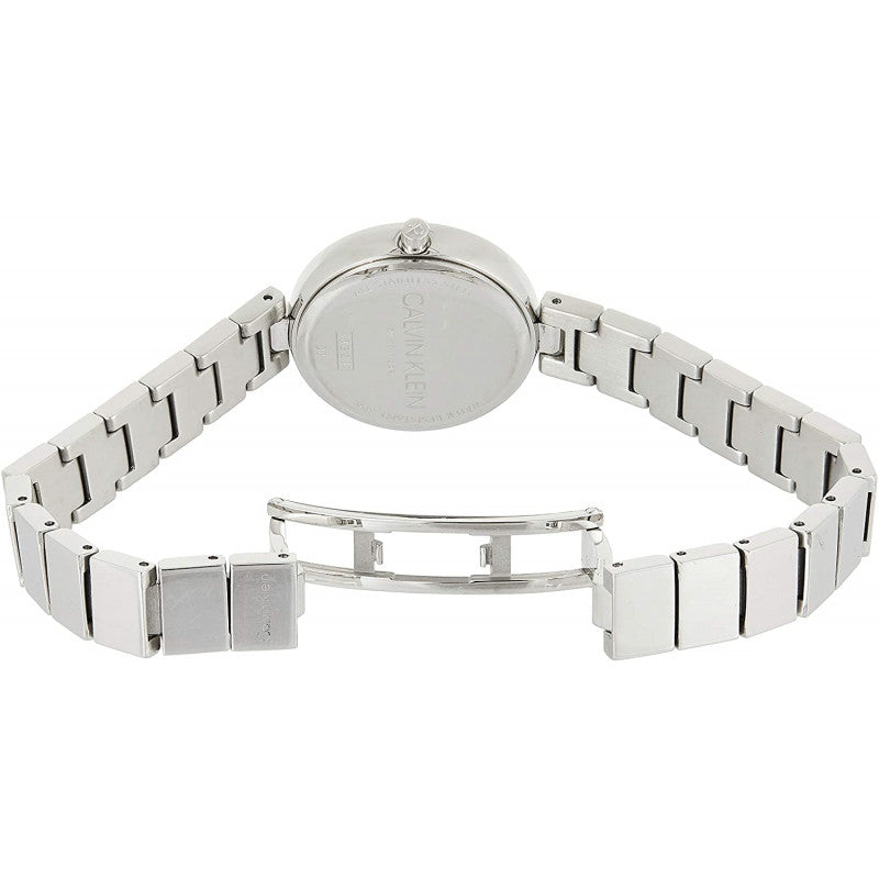 Calvin Klein Authentic Black Dial Silver Steel Strap Watch for Women - K8G23141 Buy Now By Calvin Klein