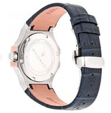 Maserati Potenza Diamonds Silver Dial Blue Leather Strap Watch For Women - R8851108502 Buy Now By Maserati