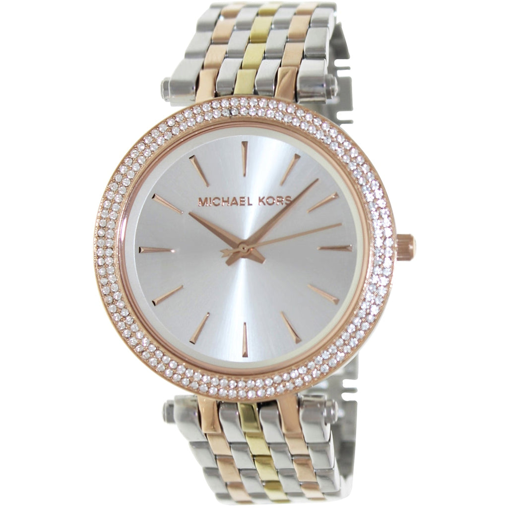 Michael Kors Darci Silver Dial Two Tone Stainless Steel Strap Watch for Women - MK3203 Buy Now By Michael Kors