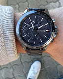 Tommy Hilfiger Bank Grey Dial Grey Steel Strap Watch for Men - 1791719 Buy Now By Tommy Hilfiger