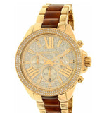 Michael Kors Wren Gold Dial Two Tone Steel Strap Watch for Women - MK6294 Buy Now By Michael Kors