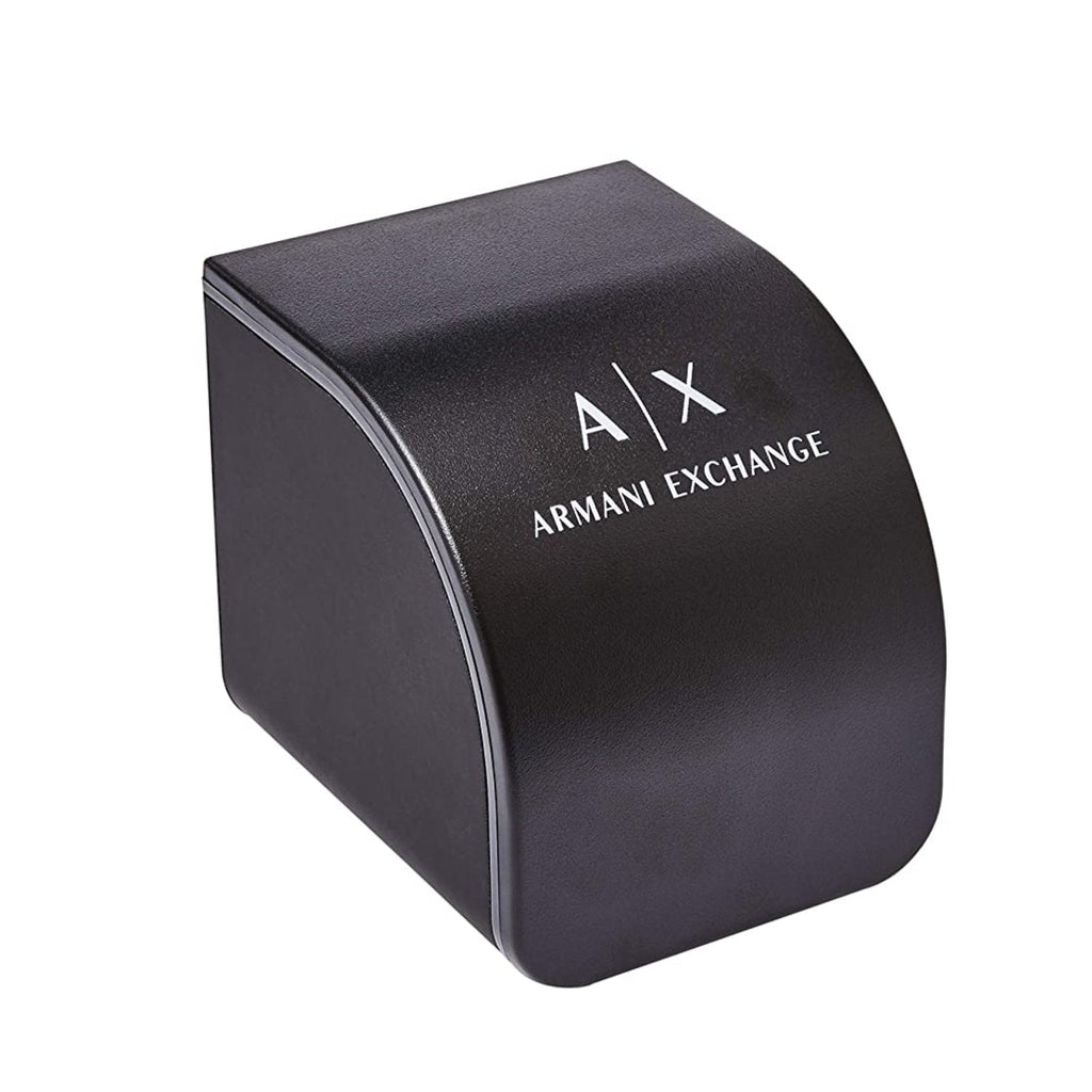 Armani Exchange Hampton Chronograph Black Dial Silver Steel Strap Watch For Men - AX2163 Buy Now By Armani Exchange