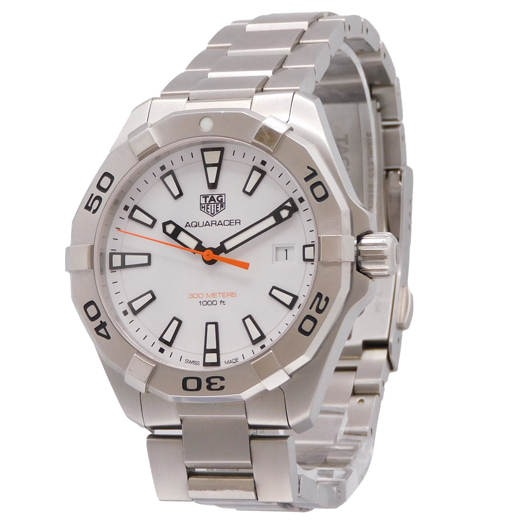 Tag Heuer Aquaracer White Dial Watch for Men - WBD1111.BA0928 Buy Now By Tag Heuer