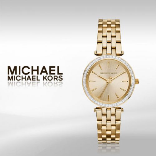 Michael Kors Darci Gold Dial Gold Steel Strap Watch for Women - MK3430 Buy Now By Michael Kors