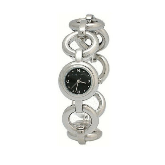 Marc Jacobs Amy Black Dial Silver Steel Strap Watch for Women - MBM3004 Buy Now By Marc Jacobs