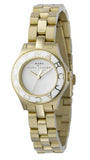 Marc Jacobs Amy White Dial Gold Steel Strap Watch for Women - MBM3051 Buy Now By Marc Jacobs